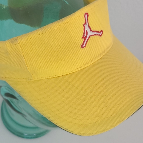 Retro Air Jordan Yellow Visor Hat 